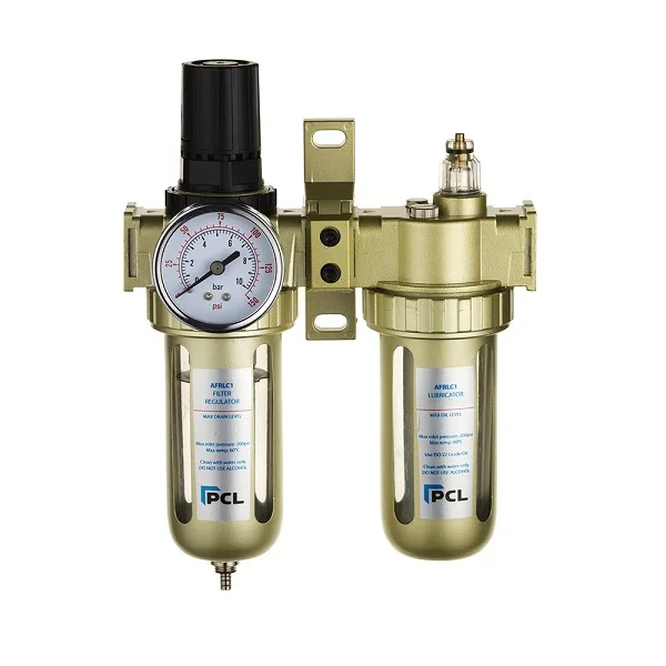 Air Treatment Filter/Regulator/Lubricator 0-150 psi/0-10 bar, 1/2 Ports